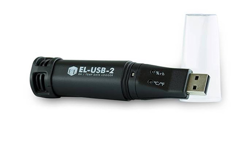 Enregistreur de données de température & d'humidité avec port USB.